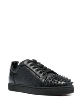 Studded sneakers with laces